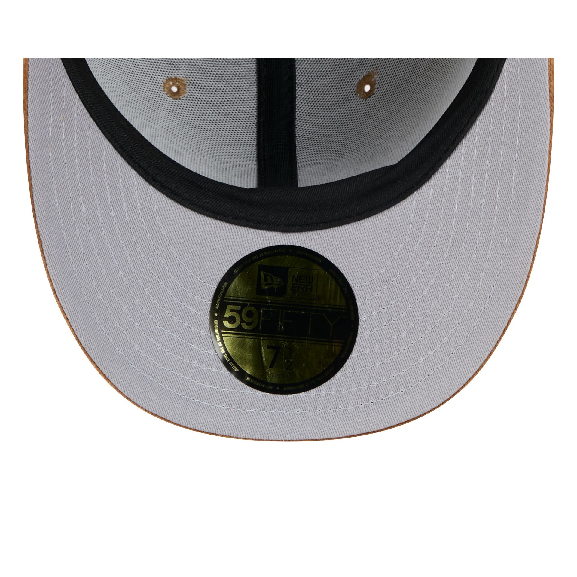 Houston Astros Moon Brisbane Moss Brown Visor 59FIFTY Fitted Hat