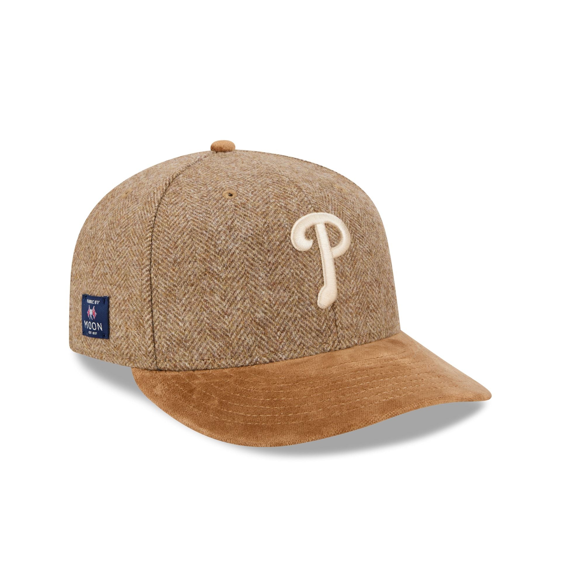 Philadelphia Phillies Moon Brisbane Moss Brown Visor 59FIFTY Fitted Hat