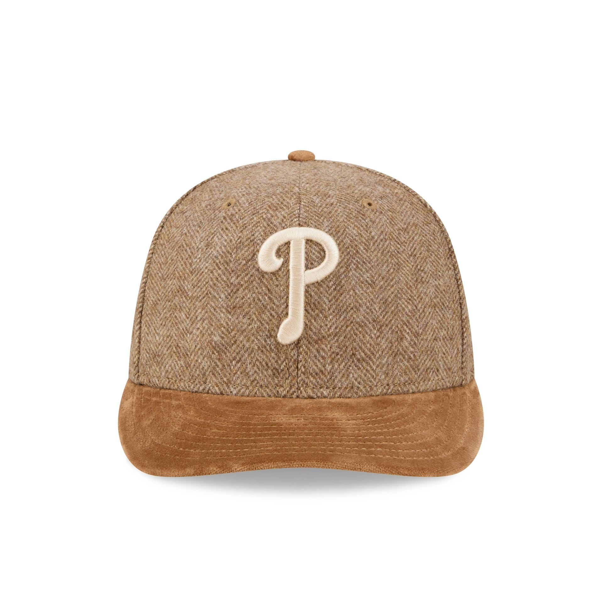 Philadelphia Phillies Moon Brisbane Moss Brown Visor 59FIFTY Fitted Hat