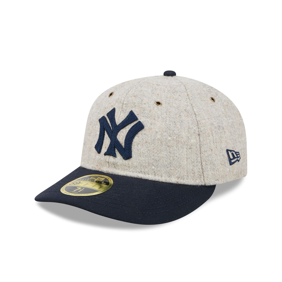 New York Yankees Moon Herringbone Retro Crown 59FIFTY Fitted Hat