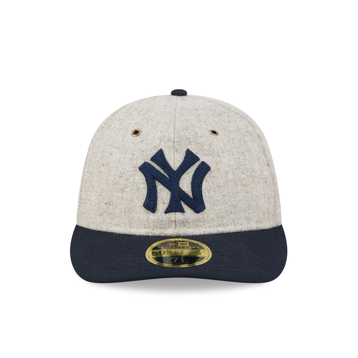 New York Yankees Moon Herringbone Retro Crown 59FIFTY Fitted Hat
