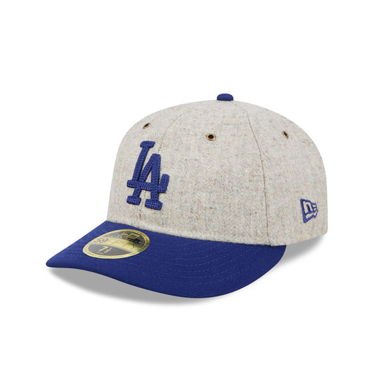 Los Angeles Dodgers Moon Herringbone Retro Crown 59FIFTY Fitted Hat