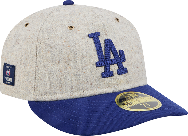 Los Angeles Dodgers Moon Herringbone Retro Crown 59FIFTY Fitted Hat