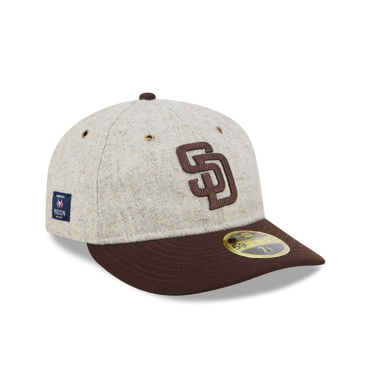 San Diego Padres Moon Herringbone Retro Crown 59FIFTY Fitted Hat