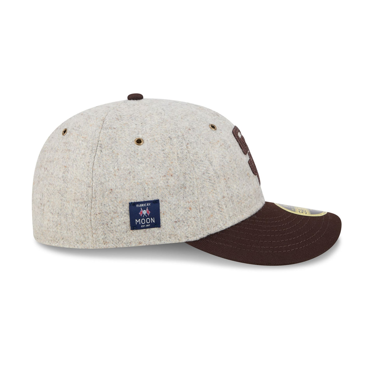 San Diego Padres Moon Herringbone Retro Crown 59FIFTY Fitted Hat