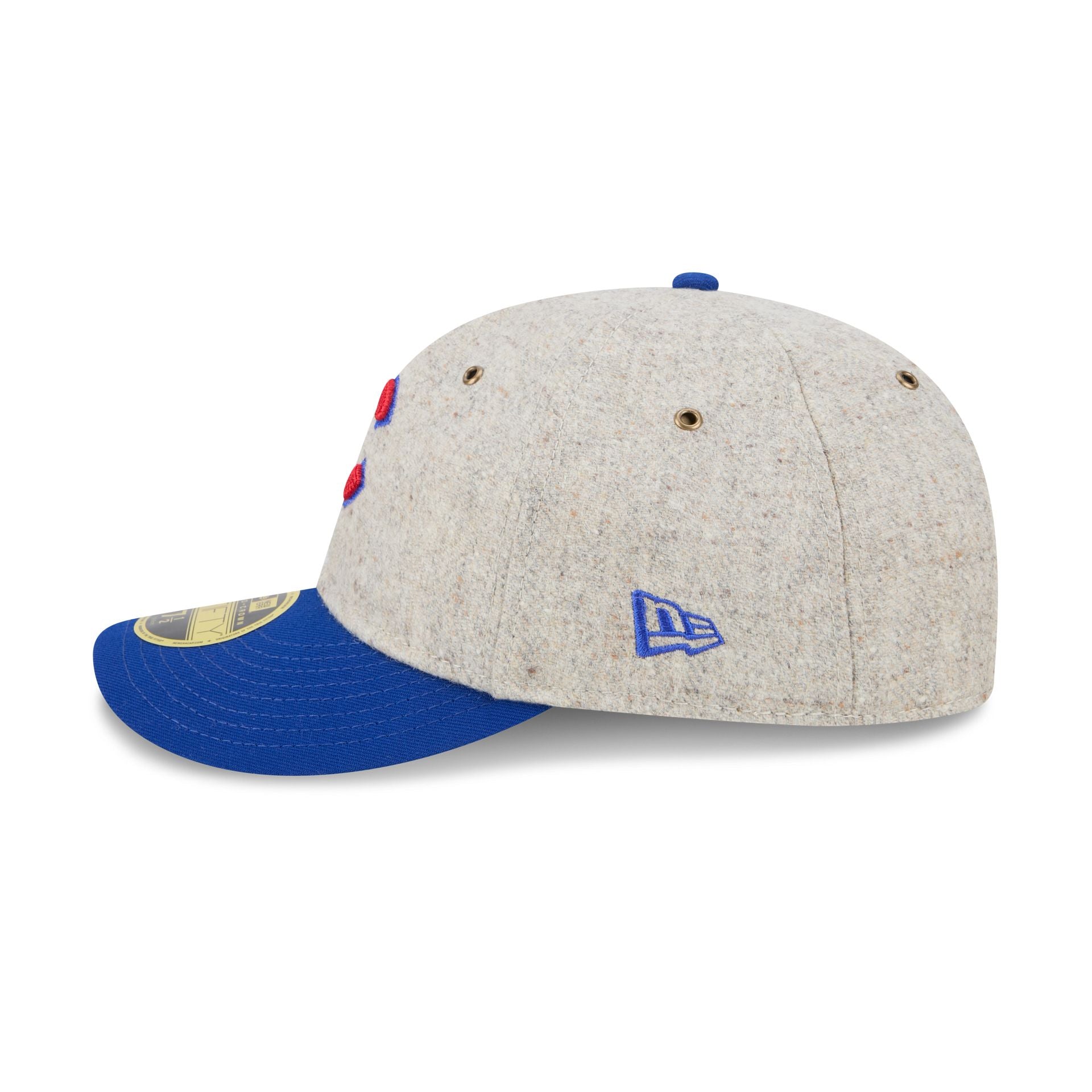 Chicago Cubs Moon Herringbone Retro Crown 59FIFTY Fitted Hat