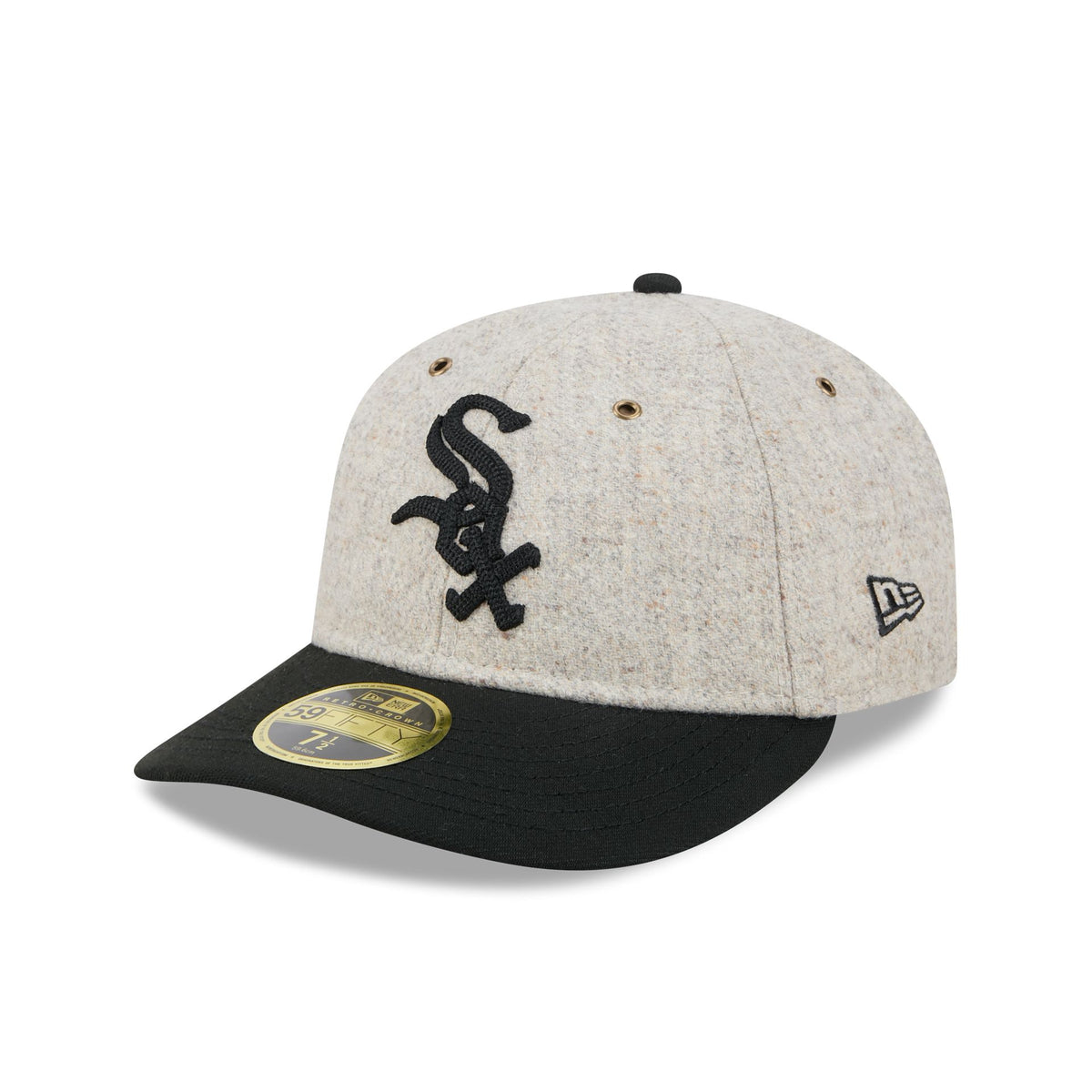 Chicago White Sox Moon Herringbone Retro Crown 59FIFTY Fitted Hat