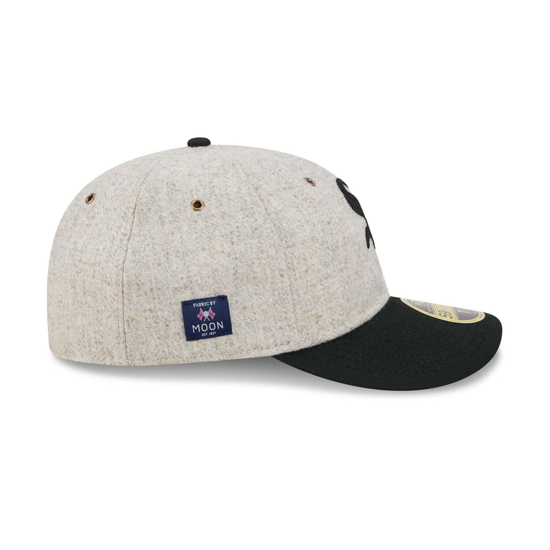 Chicago White Sox Moon Herringbone Retro Crown 59FIFTY Fitted Hat