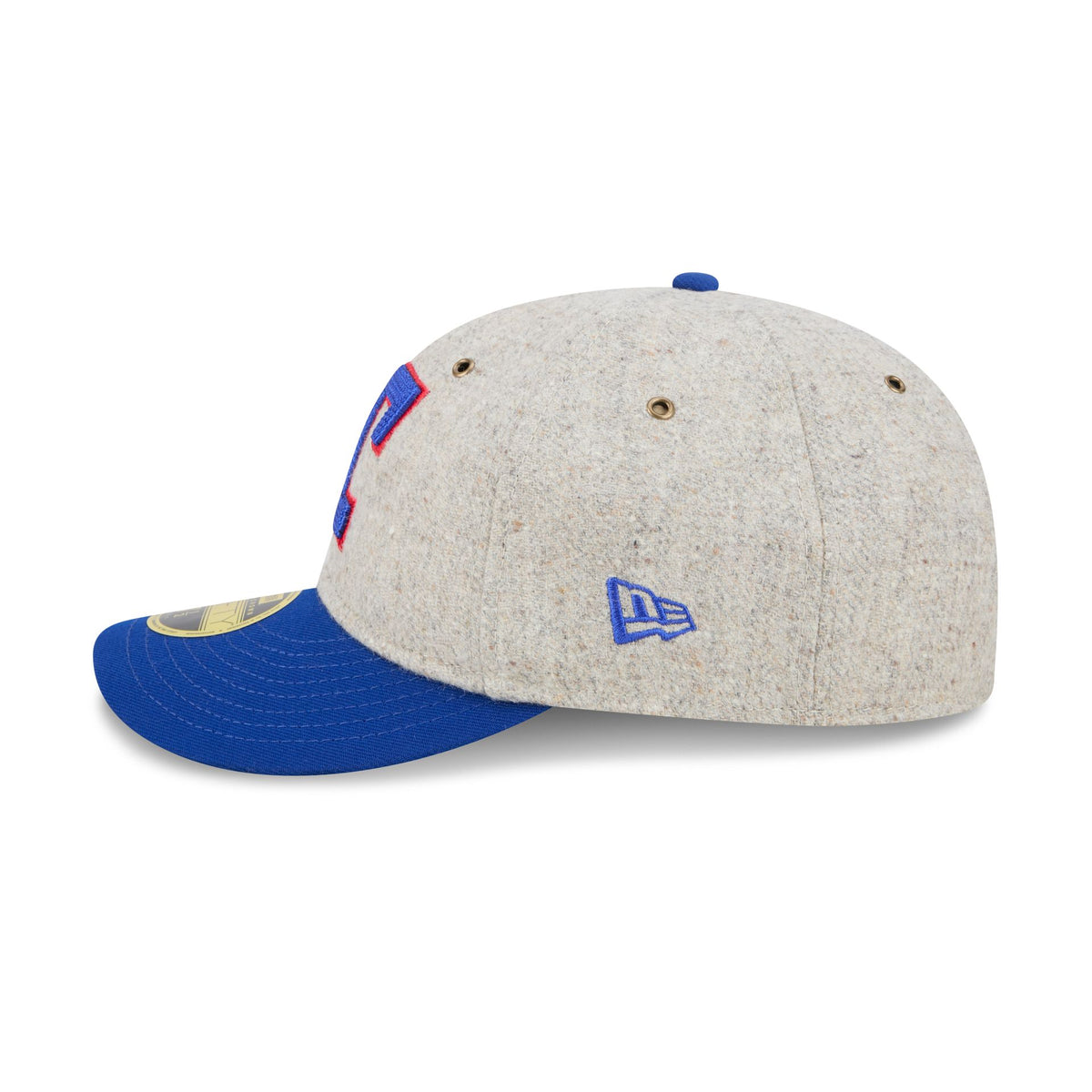 Texas Rangers Moon Herringbone Retro Crown 59FIFTY Fitted Hat