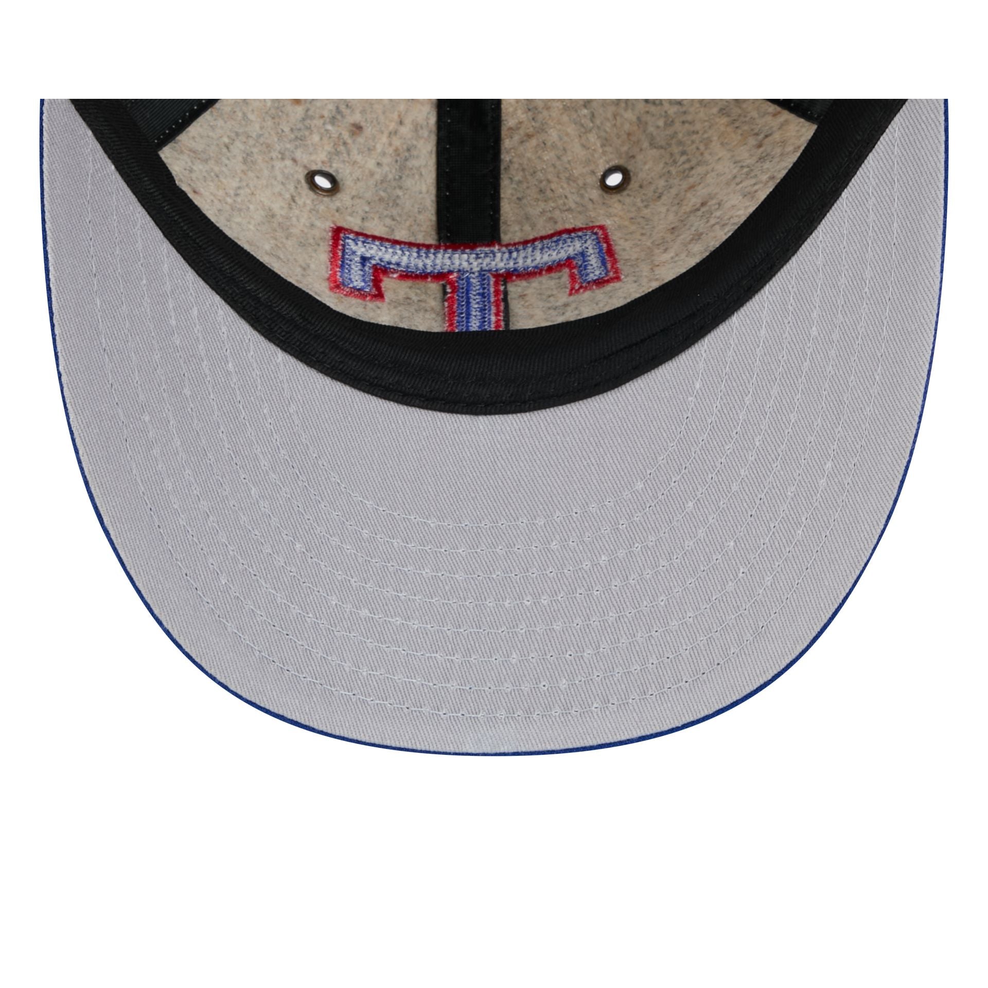 Texas Rangers Moon Herringbone Retro Crown 59FIFTY Fitted Hat