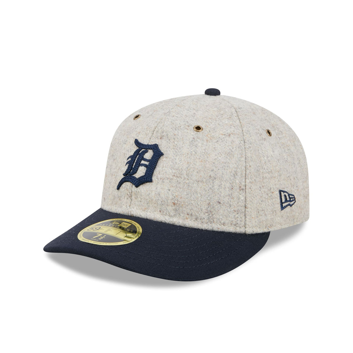 Detroit Tigers Moon Herringbone Retro Crown 59FIFTY Fitted Hat