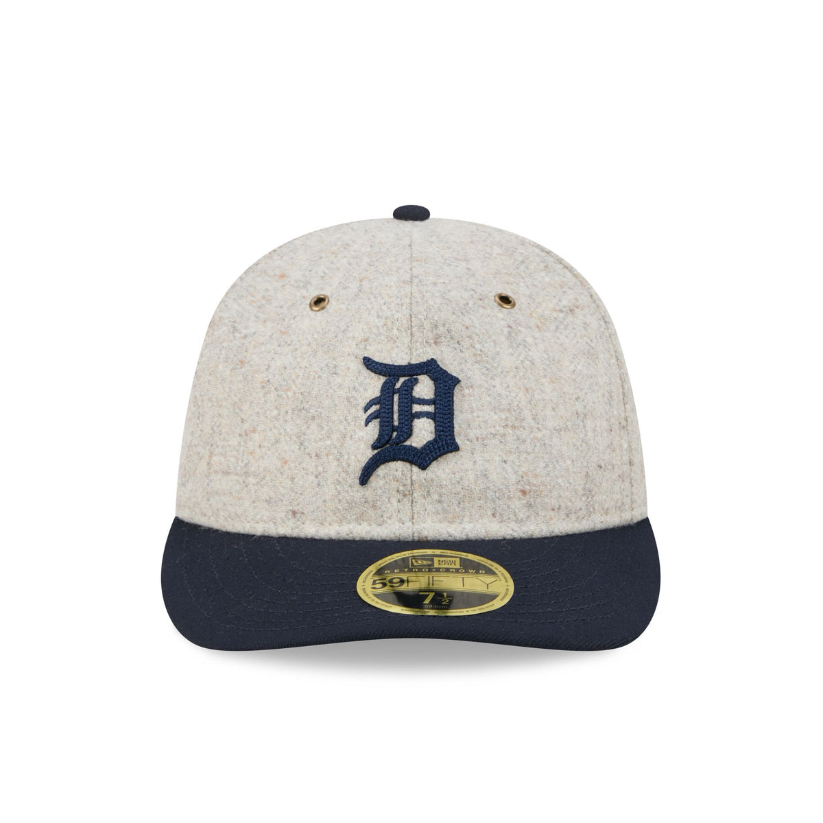 Detroit Tigers Moon Herringbone Retro Crown 59FIFTY Fitted Hat