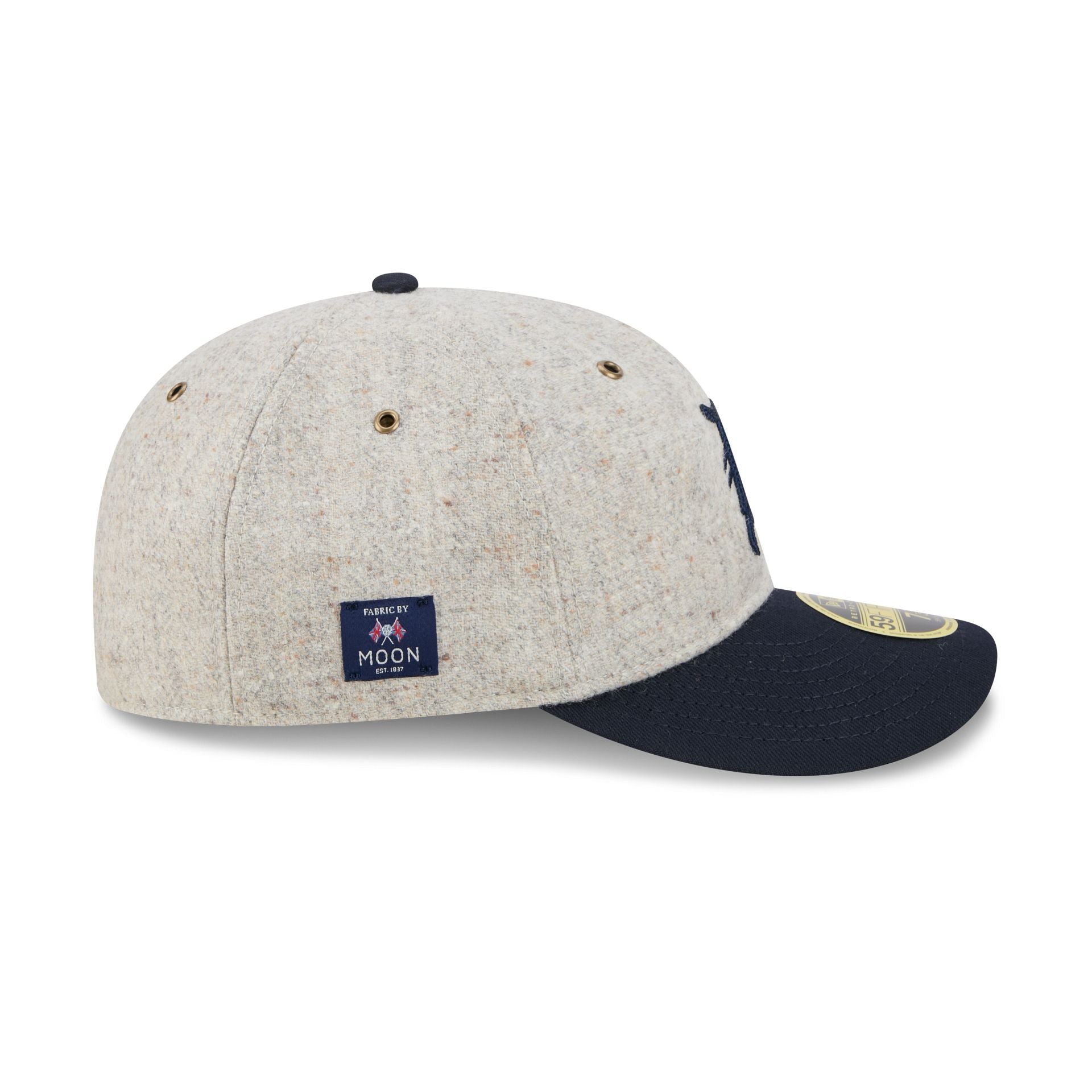 Detroit Tigers Moon Herringbone Retro Crown 59FIFTY Fitted Hat