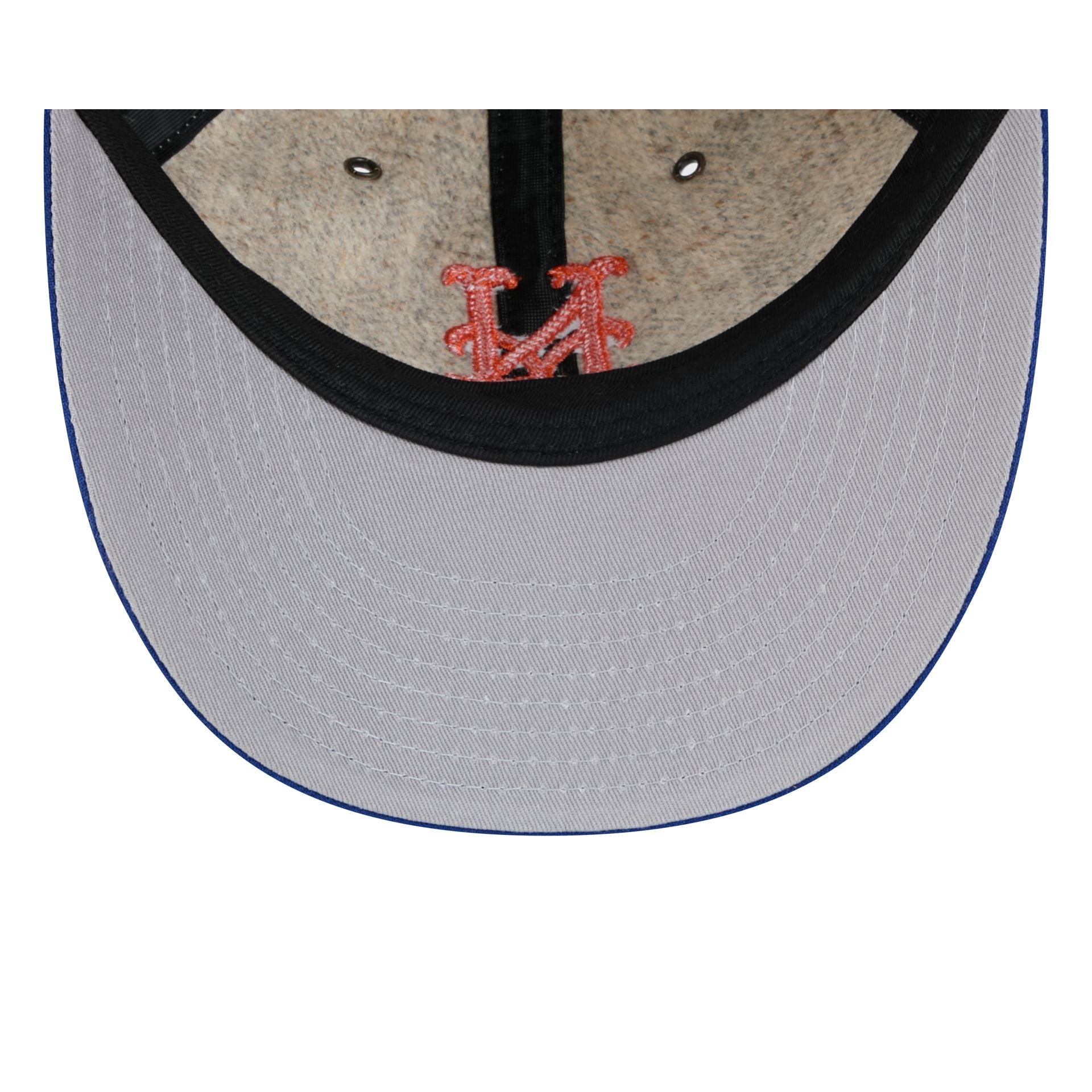 New York Mets Moon Herringbone Retro Crown 59FIFTY Fitted Hat