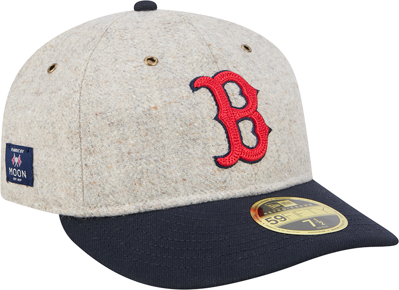 Boston Red Sox Moon Herringbone Retro Crown 59FIFTY Fitted Hat