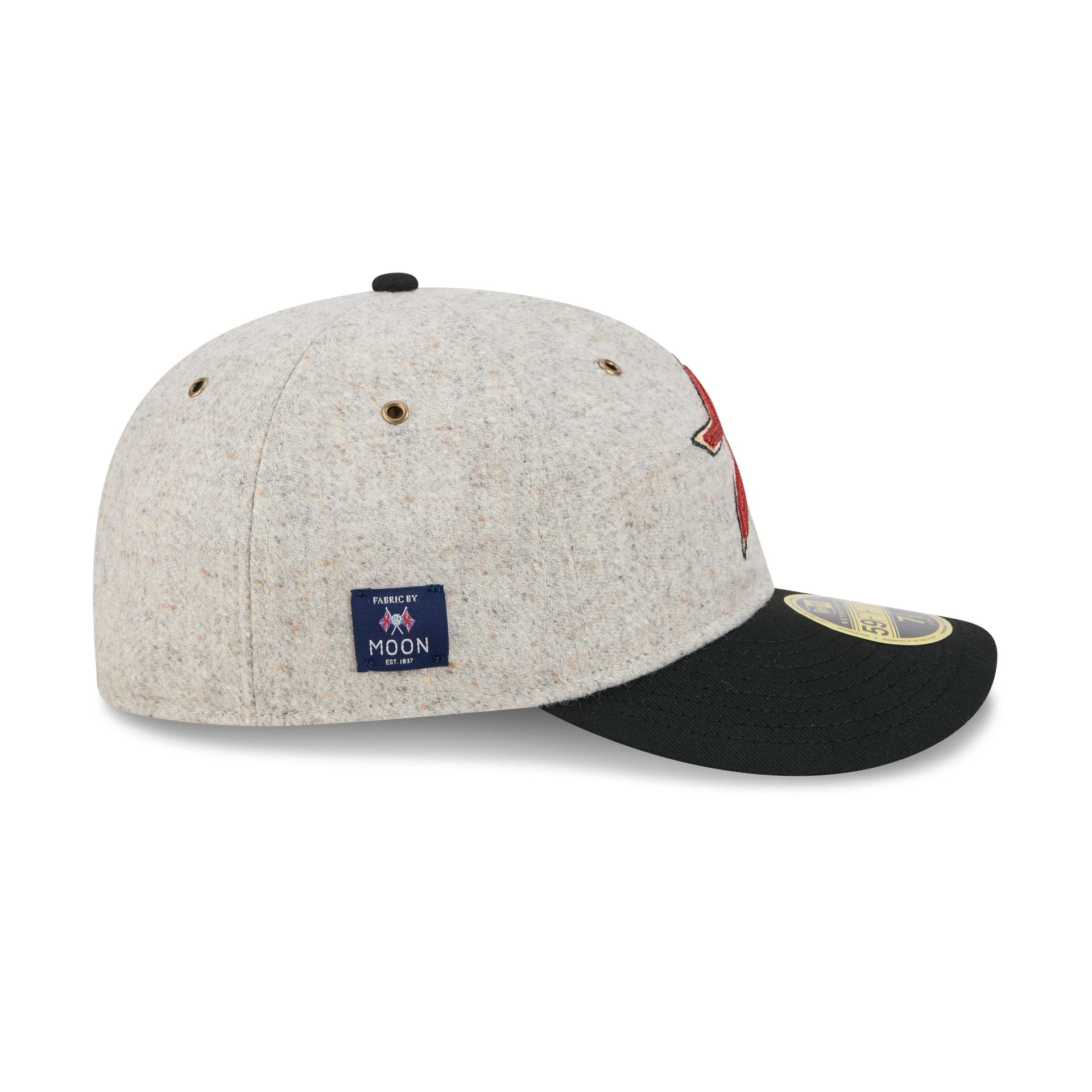 Houston Astros Moon Herringbone Retro Crown 59FIFTY Fitted Hat