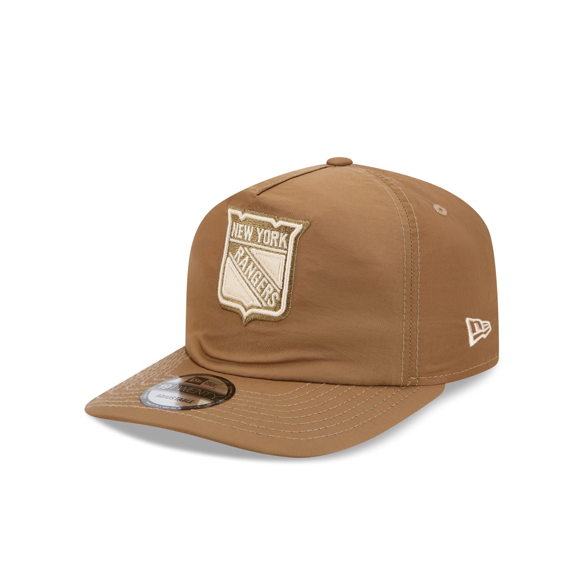 New York Rangers Nylon Brown 19TWENTY Adjustable Hat