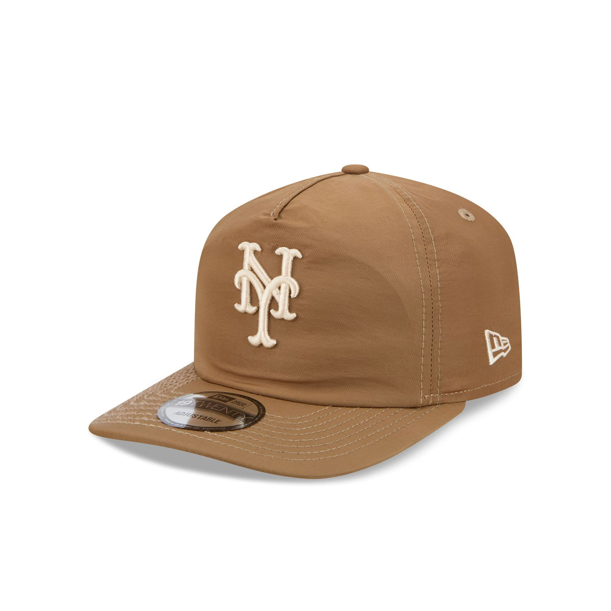 New York Mets Nylon Brown 19TWENTY Adjustable Hat