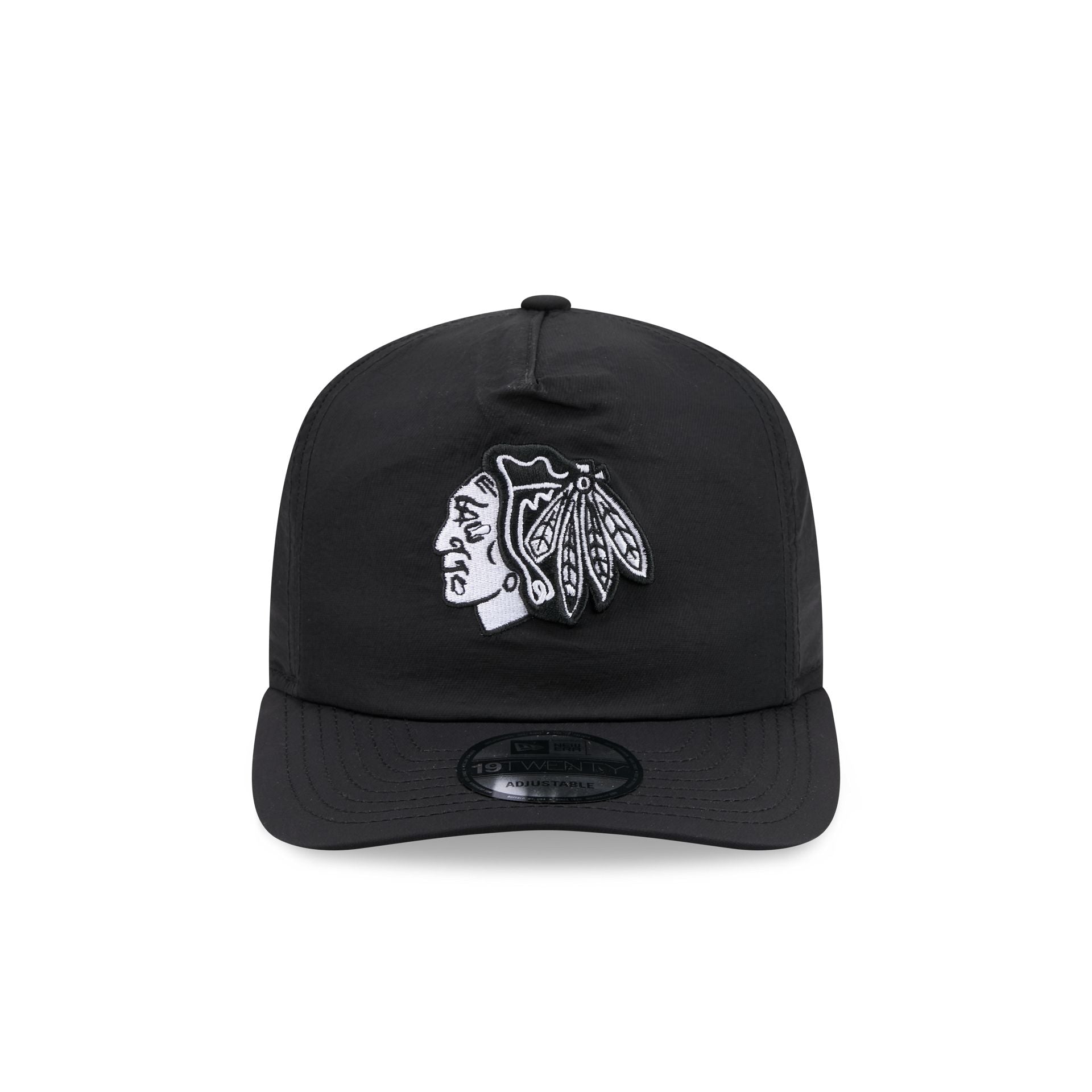 Chicago Blackhawks Nylon Black 19TWENTY Adjustable Hat