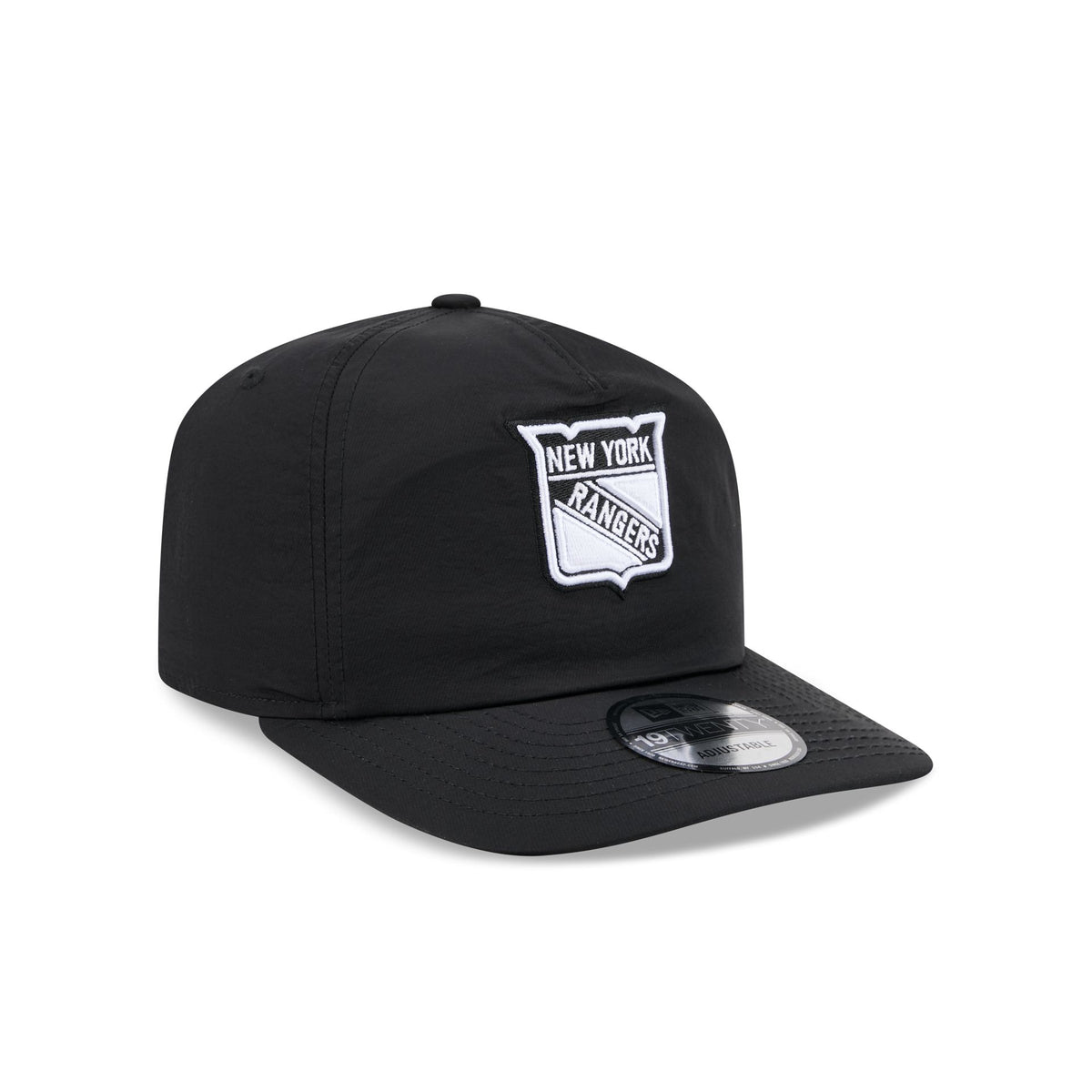 New York Rangers Nylon Black 19TWENTY Adjustable Hat