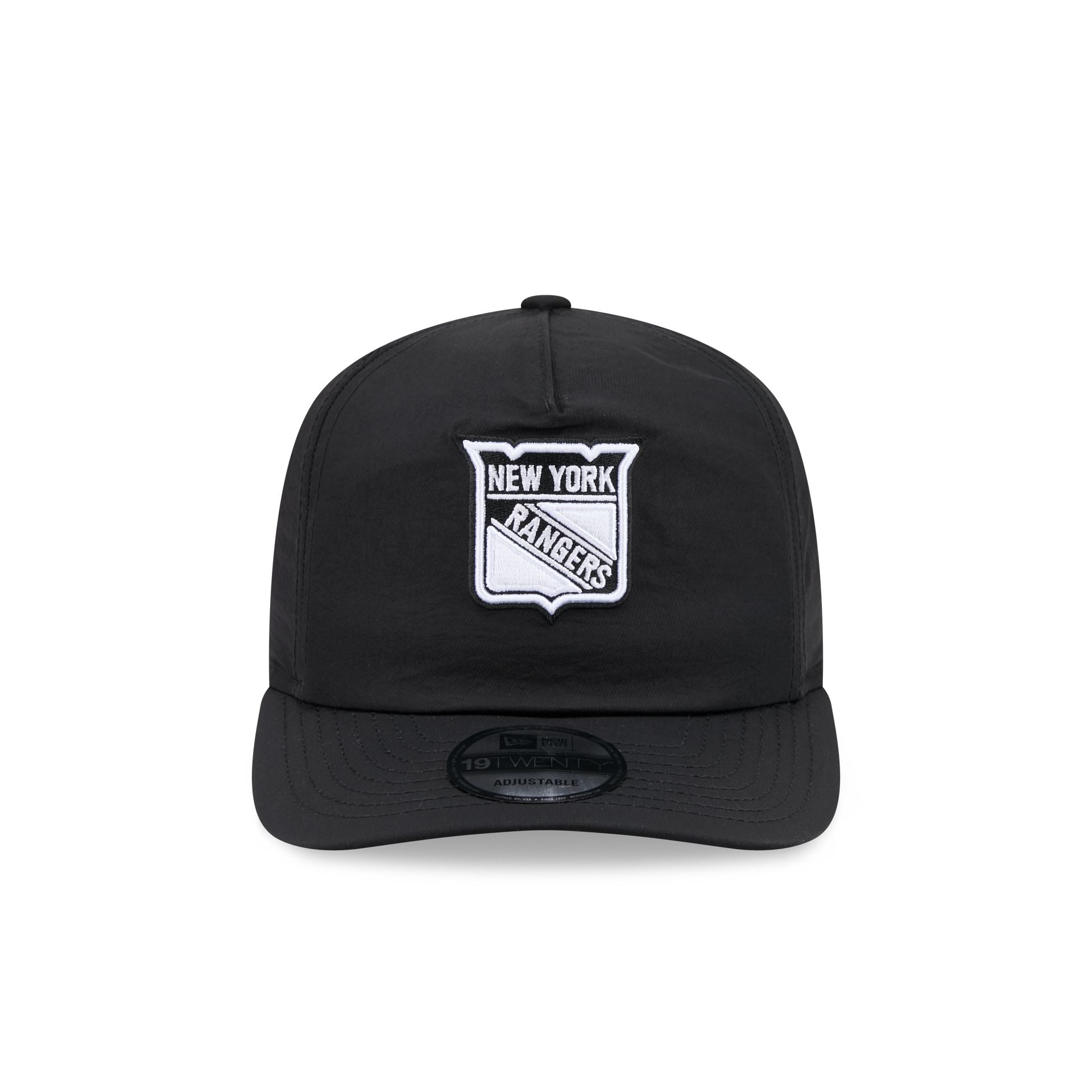 New York Rangers Nylon Black 19TWENTY Adjustable Hat