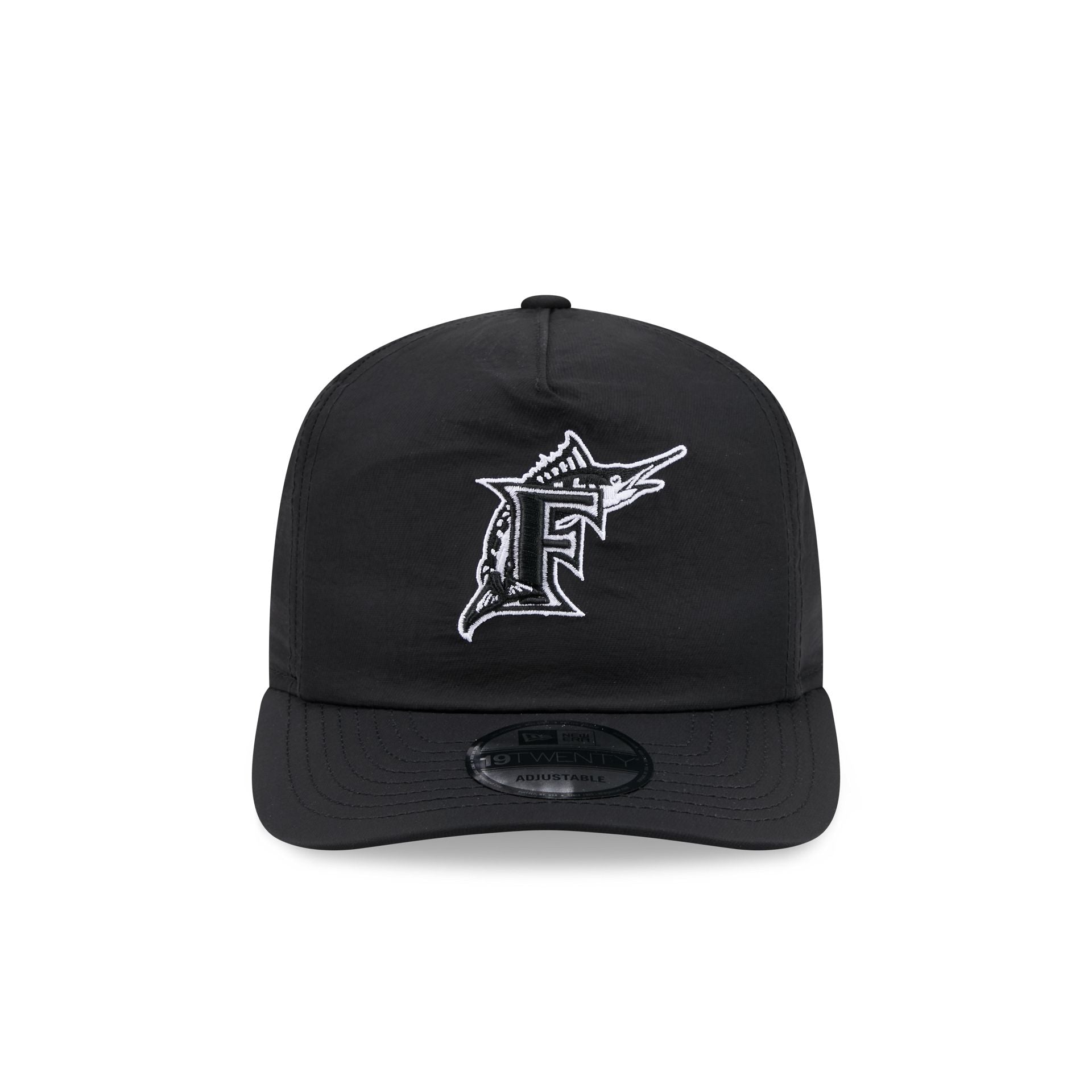 Miami Marlins Nylon Black 19TWENTY Adjustable Hat