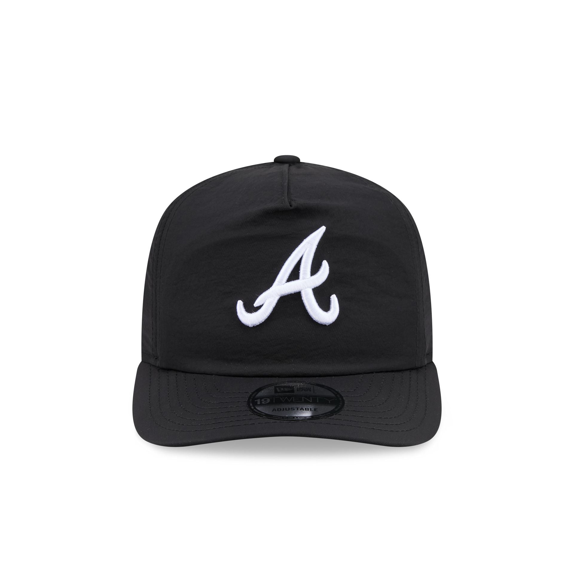 Atlanta Braves Nylon Black 19TWENTY Adjustable Hat
