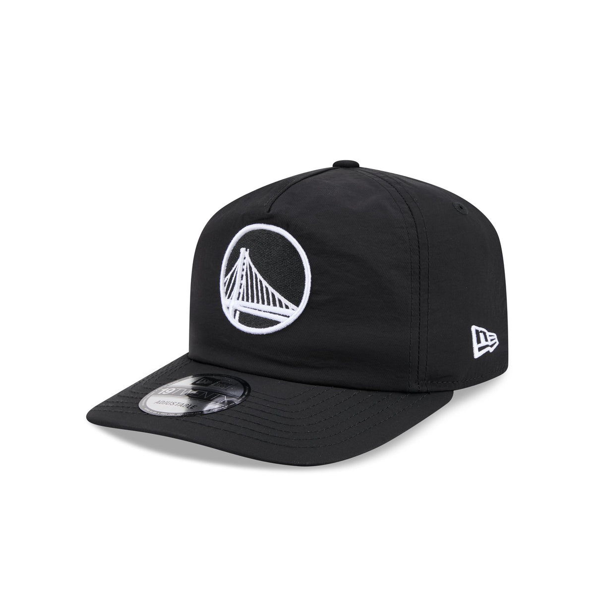 Golden State Warriors Nylon Black 19TWENTY Adjustable Hat