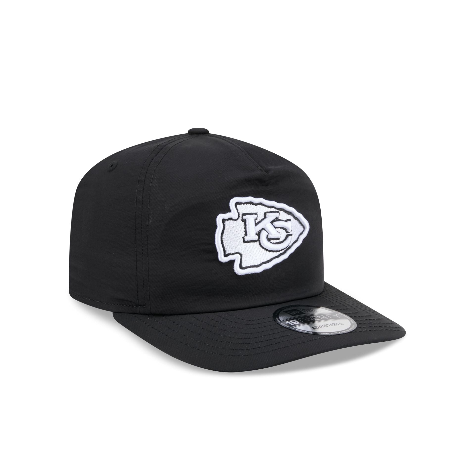 Kansas City Chiefs Nylon Black 19TWENTY Adjustable Hat