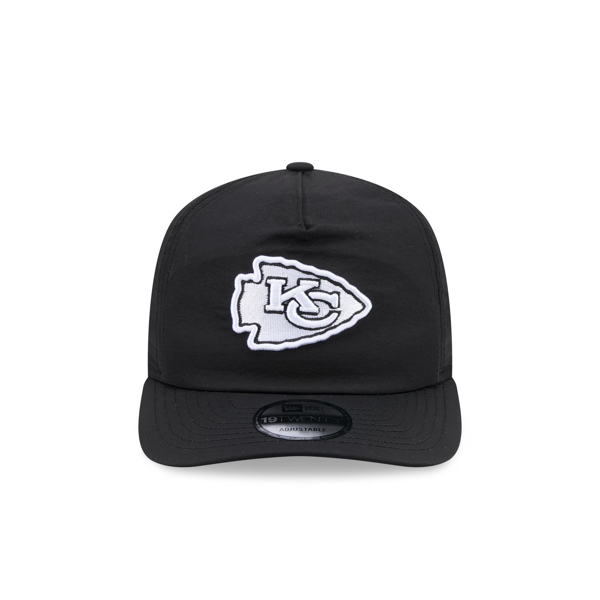 Kansas City Chiefs Nylon Black 19TWENTY Adjustable Hat