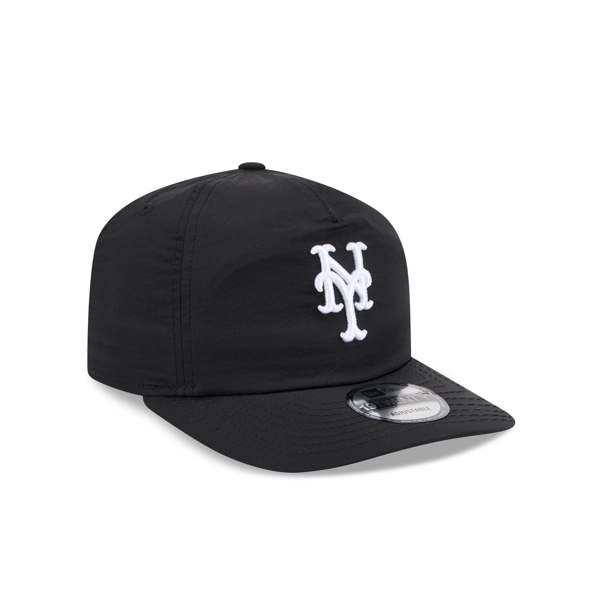 New York Mets Nylon Black 19TWENTY Adjustable Hat