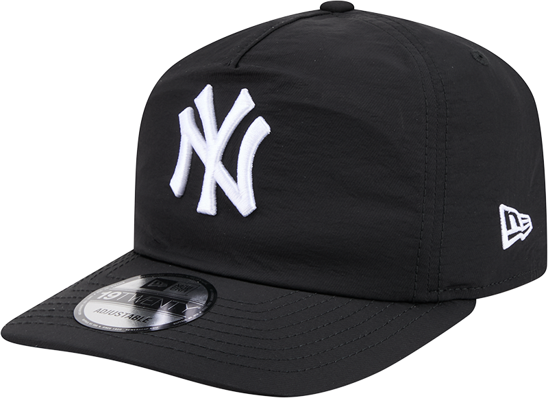 New York Yankees Nylon Black 19TWENTY Adjustable Hat
