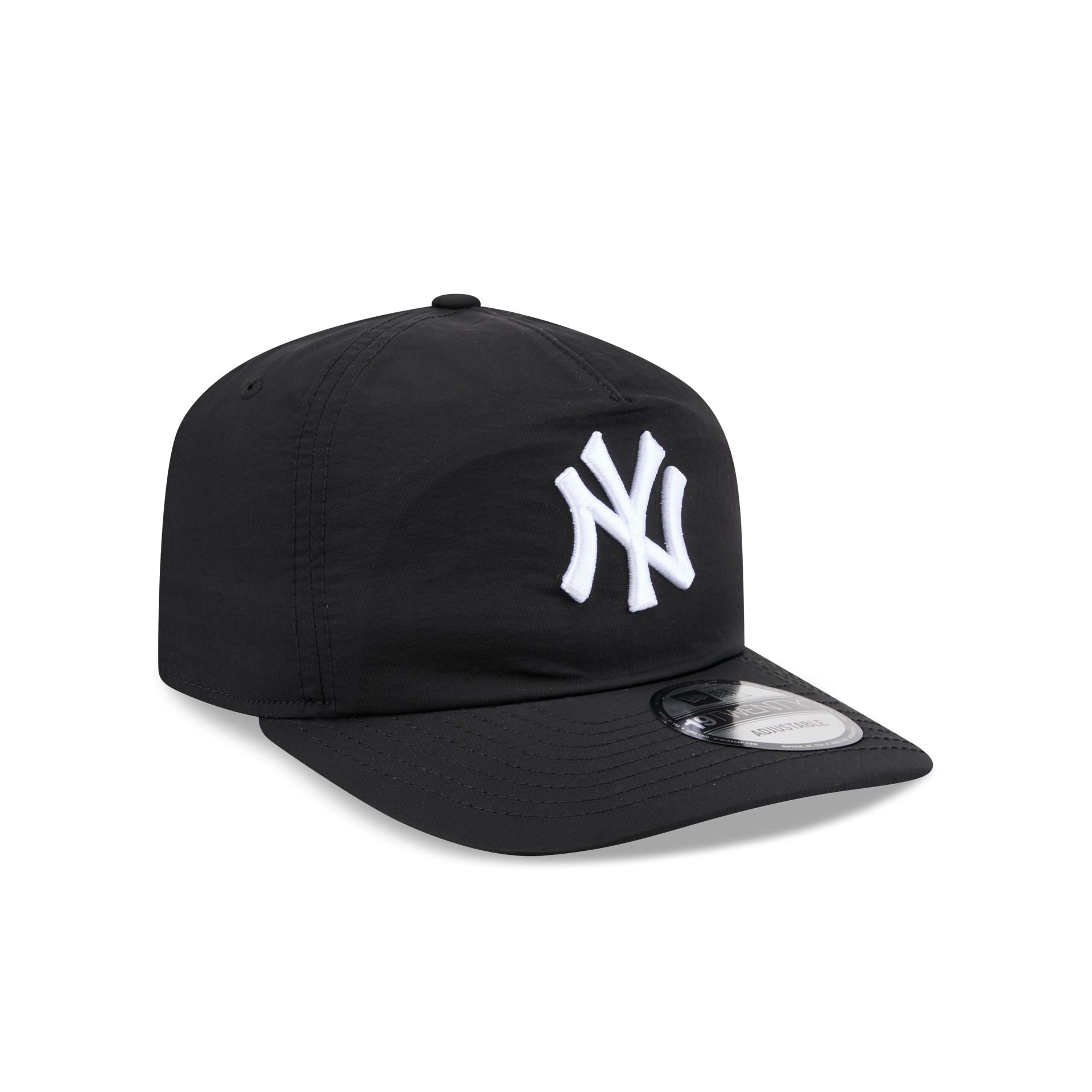 New York Yankees Nylon Black 19TWENTY Adjustable Hat