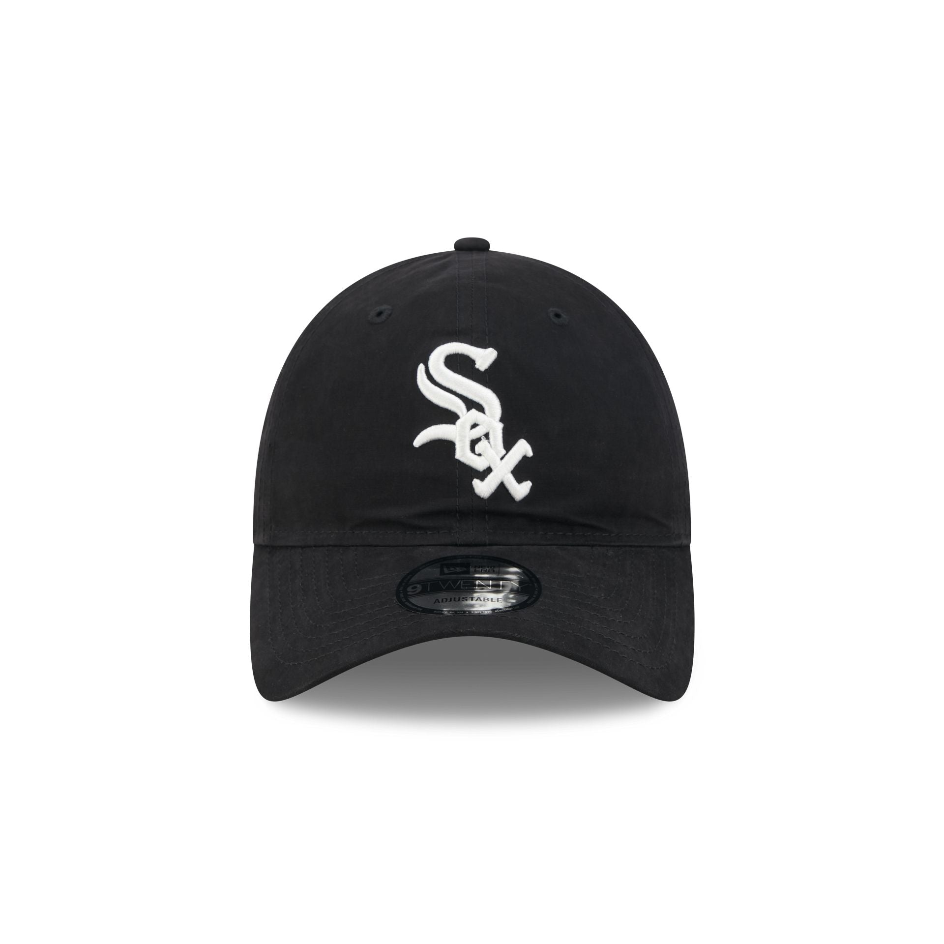 Chicago White Sox Nylon Black 9TWENTY Adjustable Hat