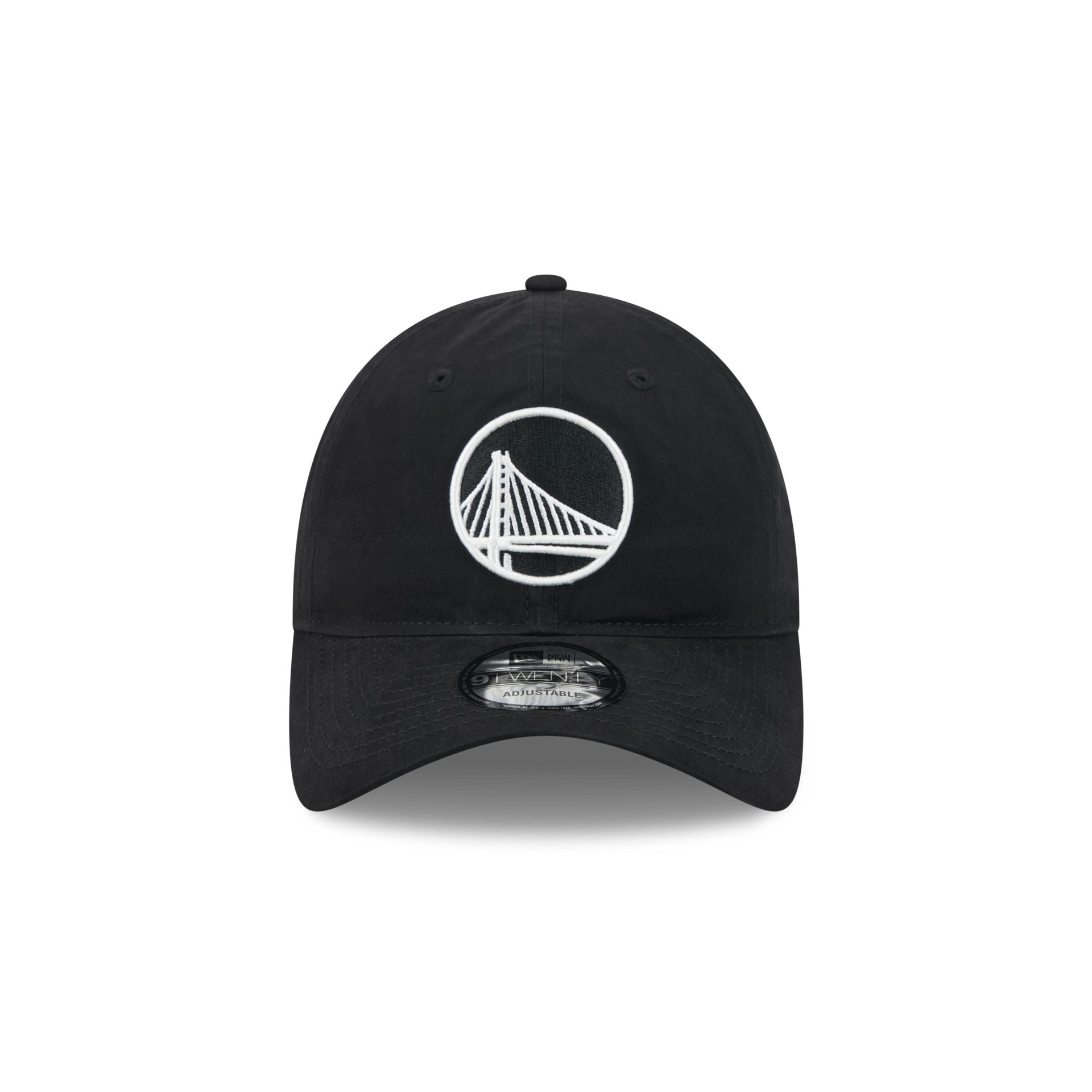 Golden State Warriors Nylon Black 9TWENTY Adjustable Hat