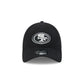 San Francisco 49ers Nylon Black 9TWENTY Adjustable Hat