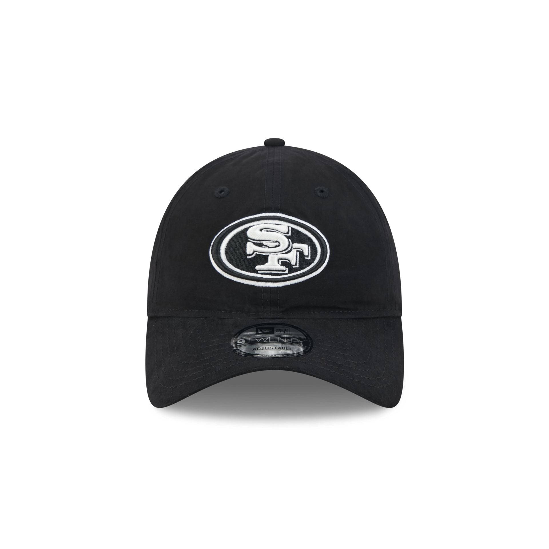 San Francisco 49ers Nylon Black 9TWENTY Adjustable Hat