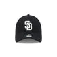 San Diego Padres Nylon Black 9TWENTY Adjustable Hat