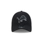 Detroit Lions Nylon Black 9TWENTY Adjustable Hat