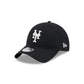 New York Mets Nylon Black 9TWENTY Adjustable Hat