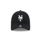New York Mets Nylon Black 9TWENTY Adjustable Hat