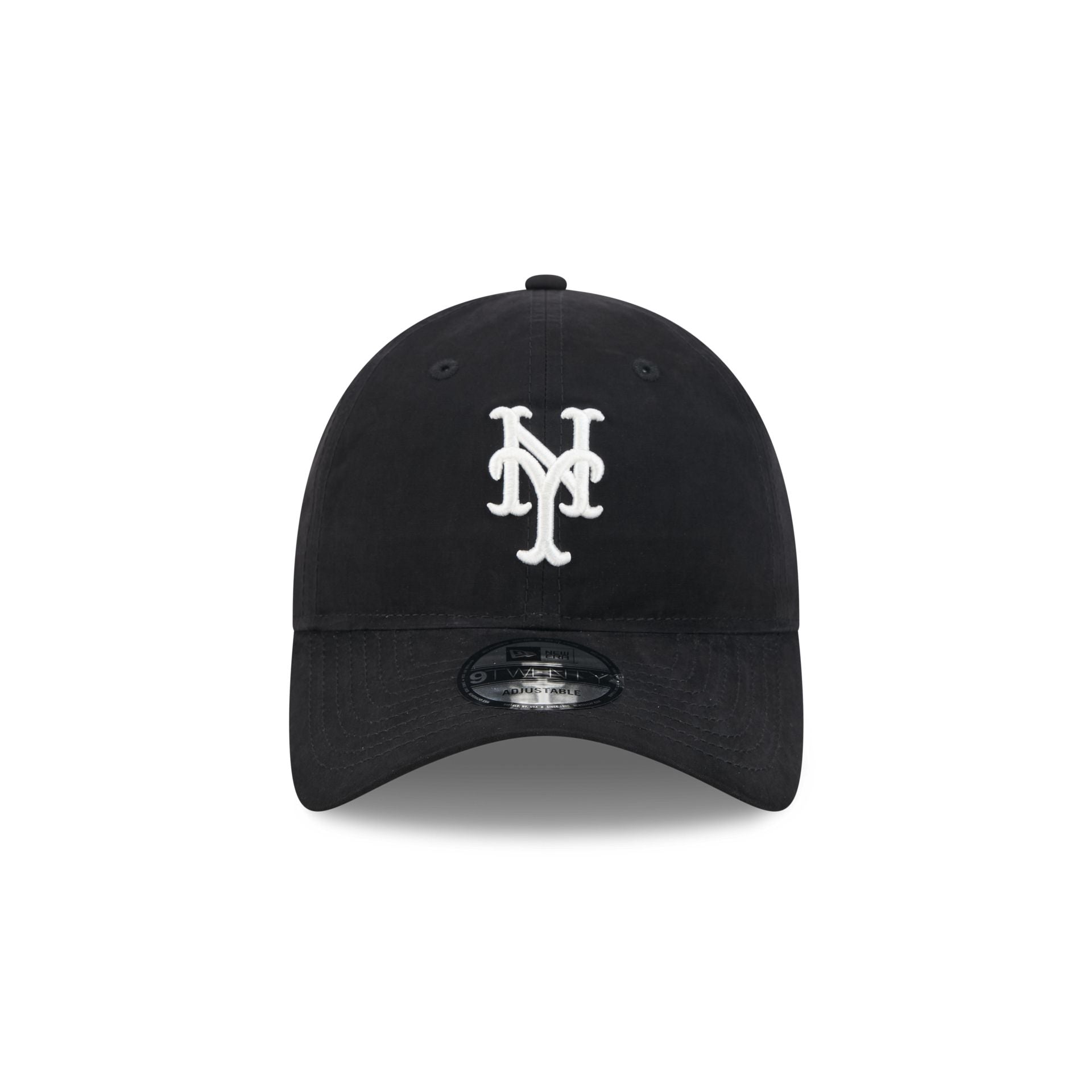 New York Mets Nylon Black 9TWENTY Adjustable Hat