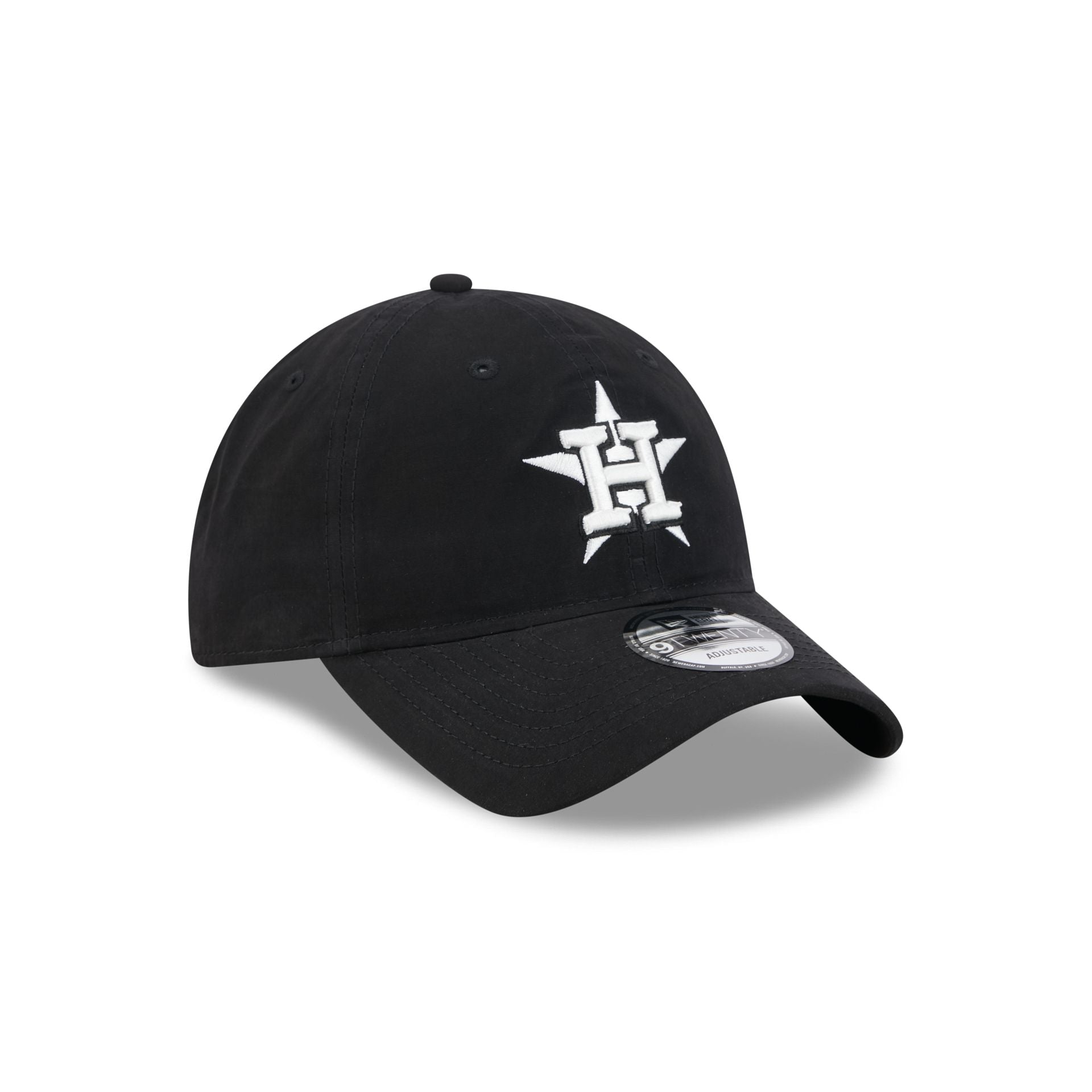 Houston Astros Nylon Black 9TWENTY Adjustable Hat