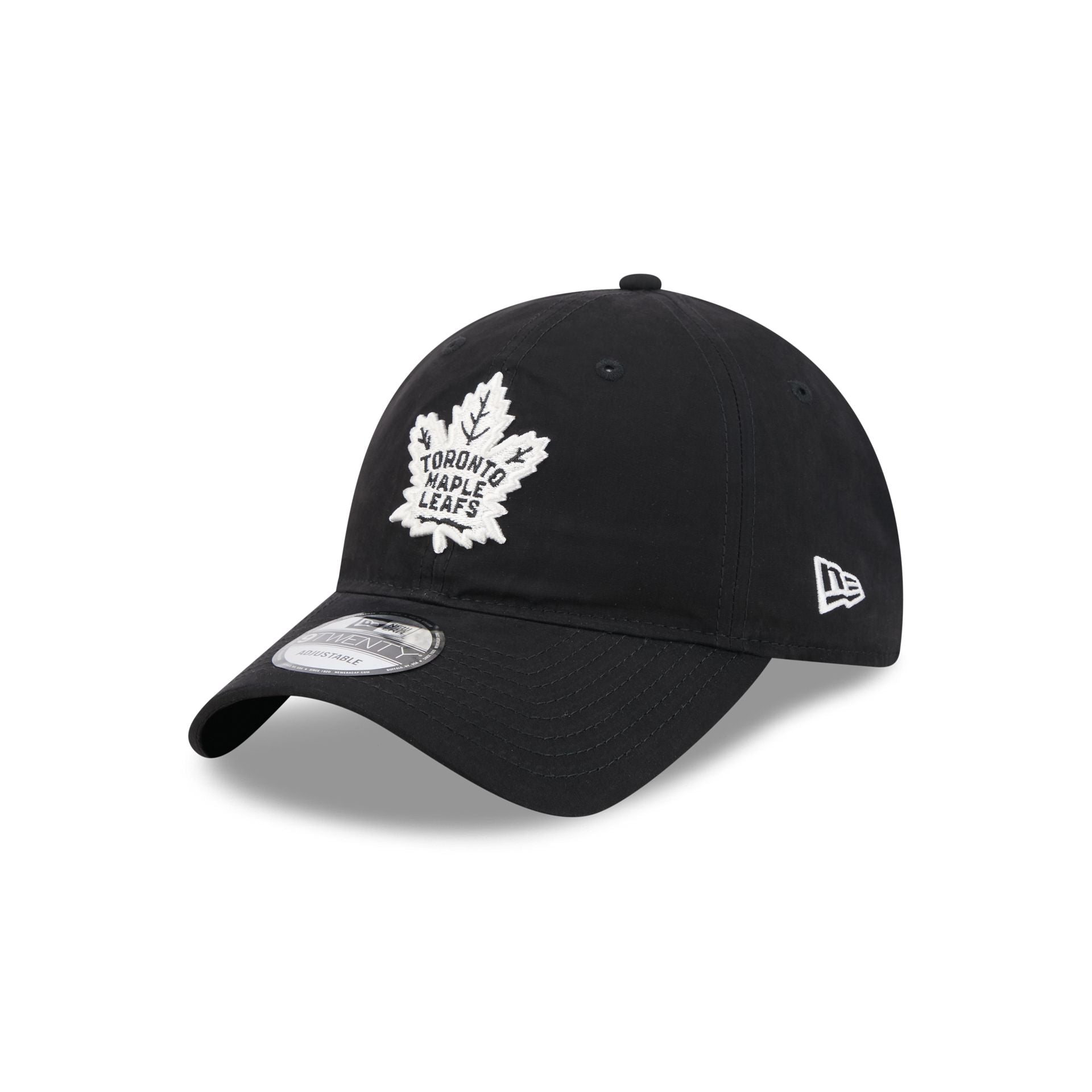 Toronto Maple Leafs Nylon Black 9TWENTY Adjustable Hat