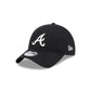 Atlanta Braves Nylon Black 9TWENTY Adjustable Hat
