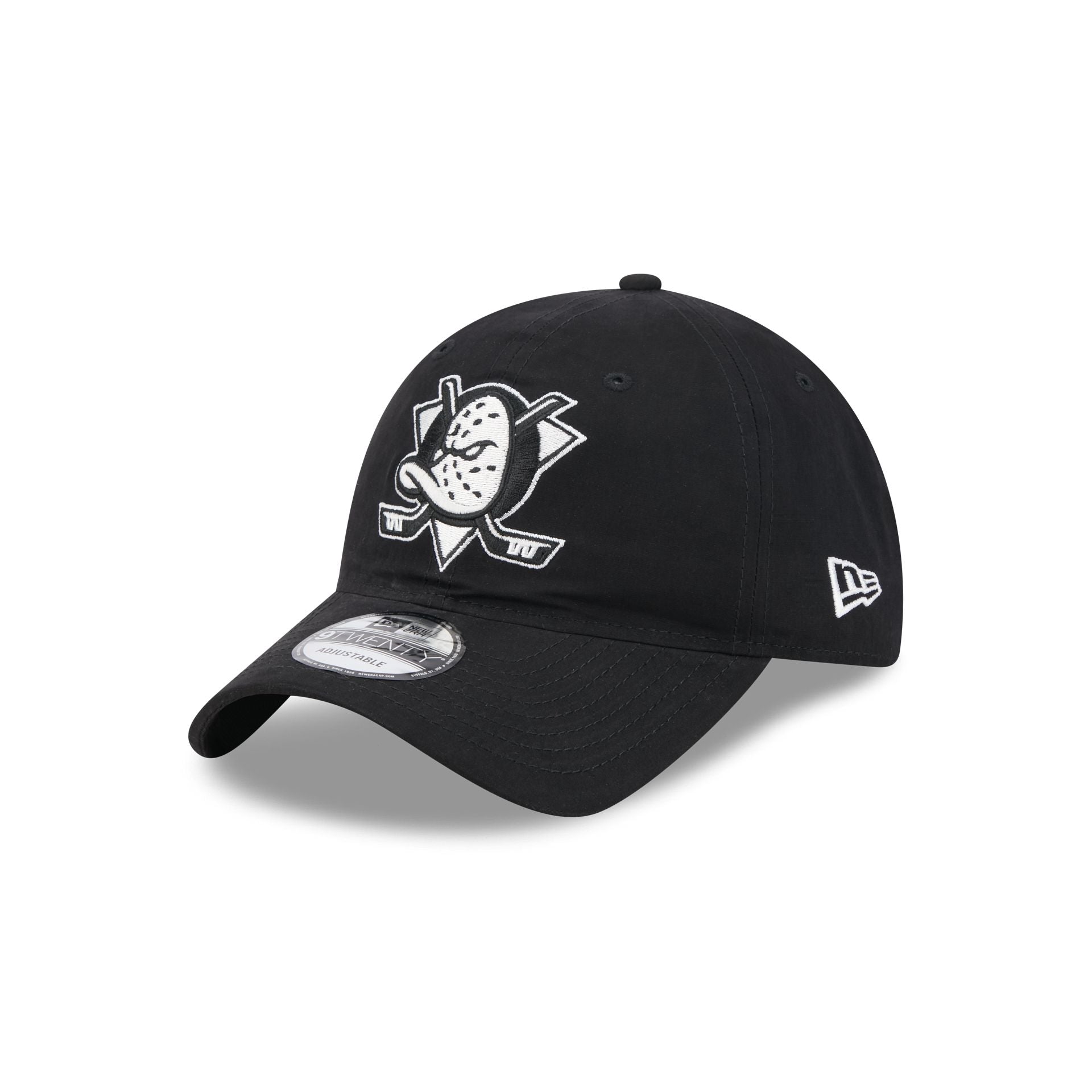 Anaheim Ducks Nylon Black 9TWENTY Adjustable Hat