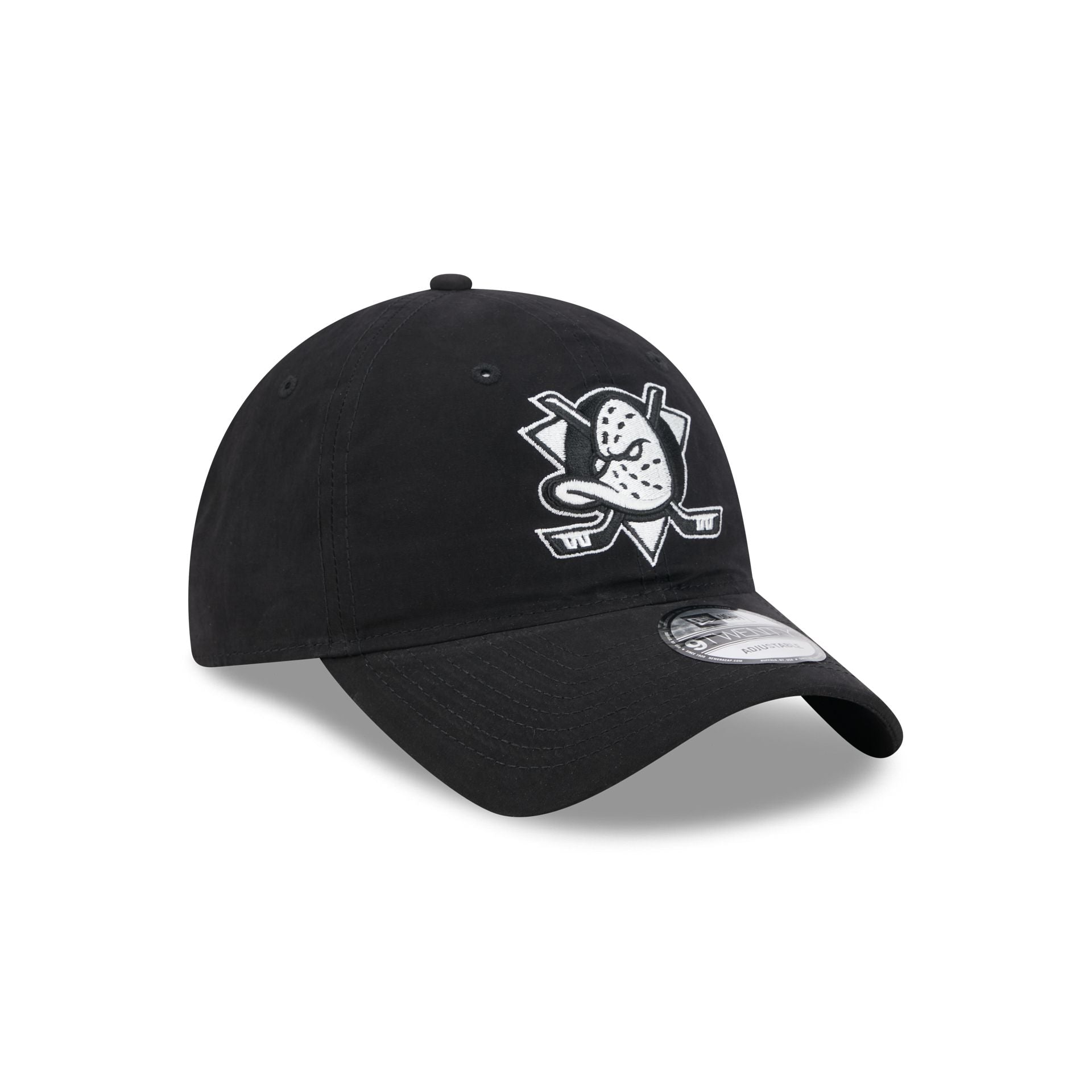 Anaheim Ducks Nylon Black 9TWENTY Adjustable Hat
