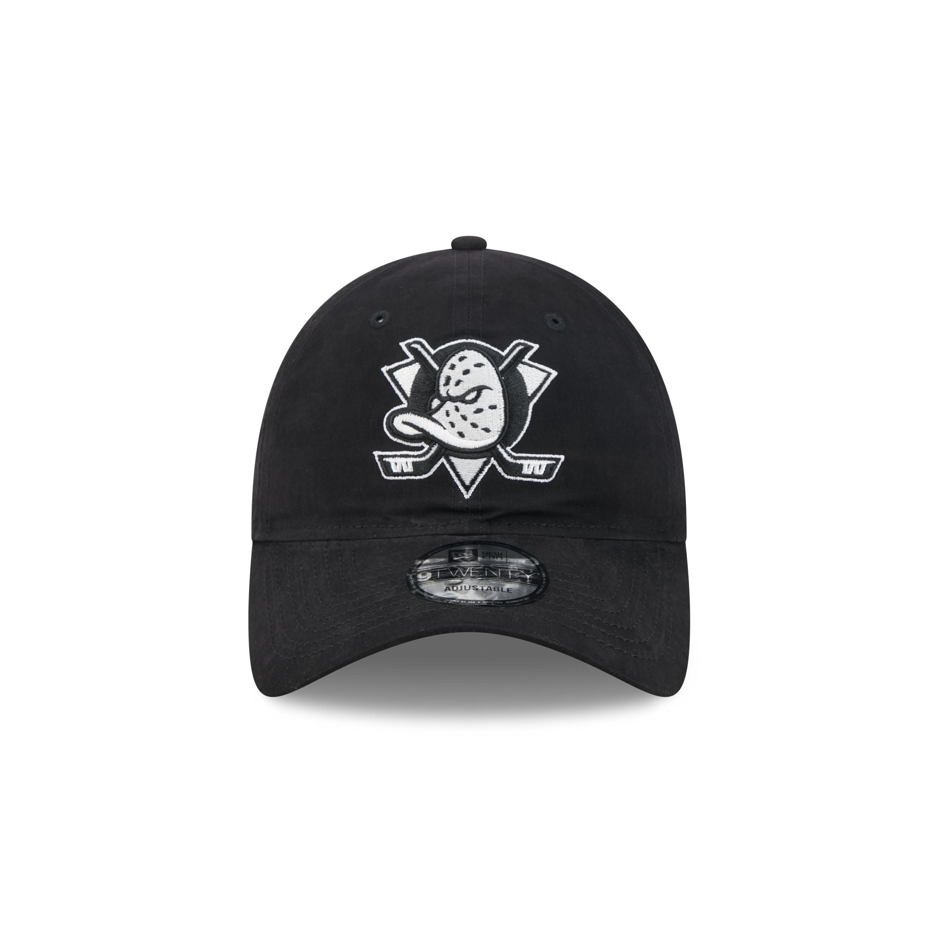 Anaheim Ducks Nylon Black 9TWENTY Adjustable Hat