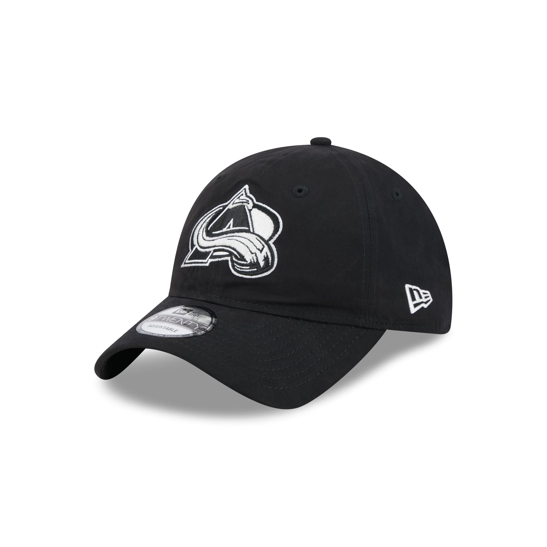Colorado Avalanche Nylon Black 9TWENTY Adjustable Hat