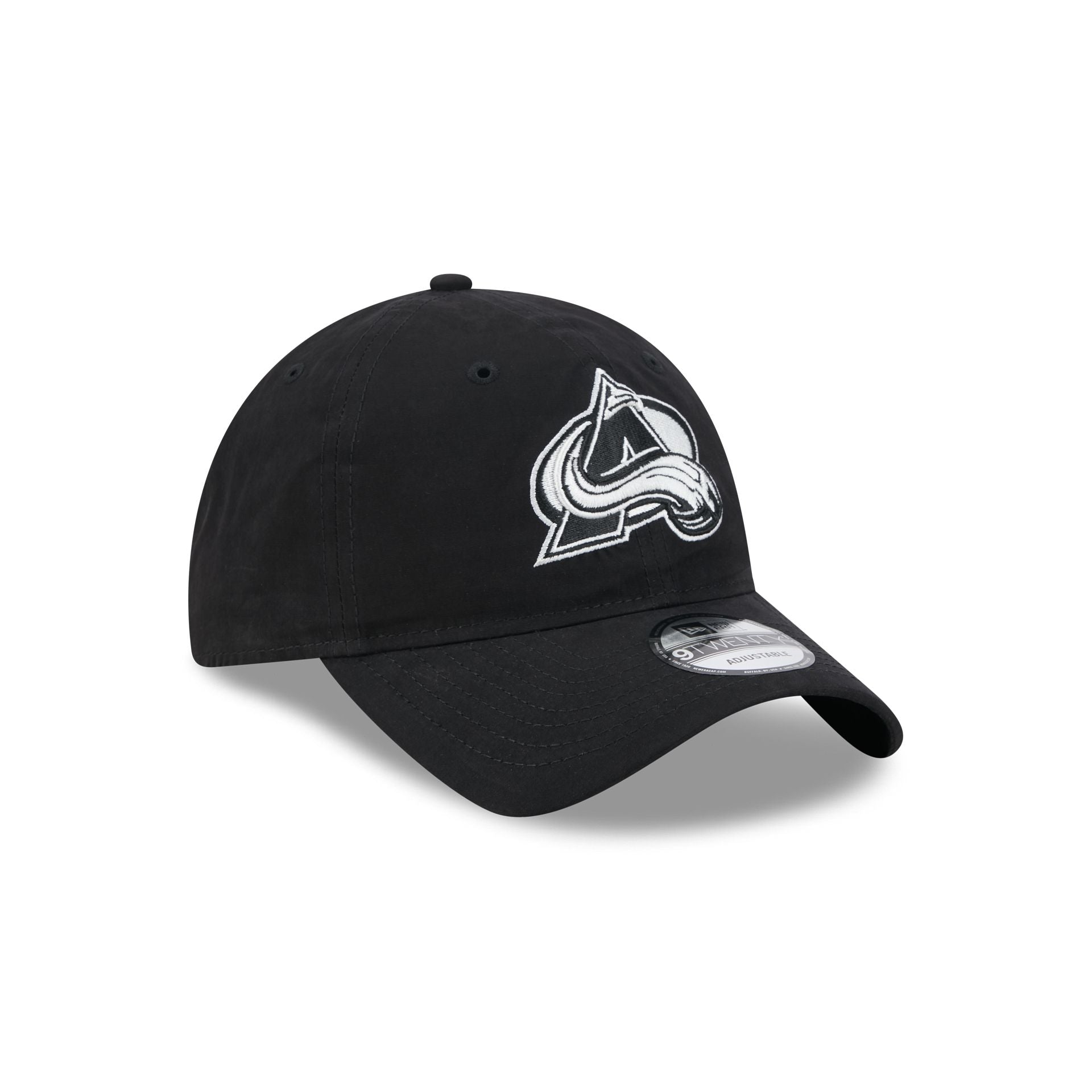 Colorado Avalanche Nylon Black 9TWENTY Adjustable Hat
